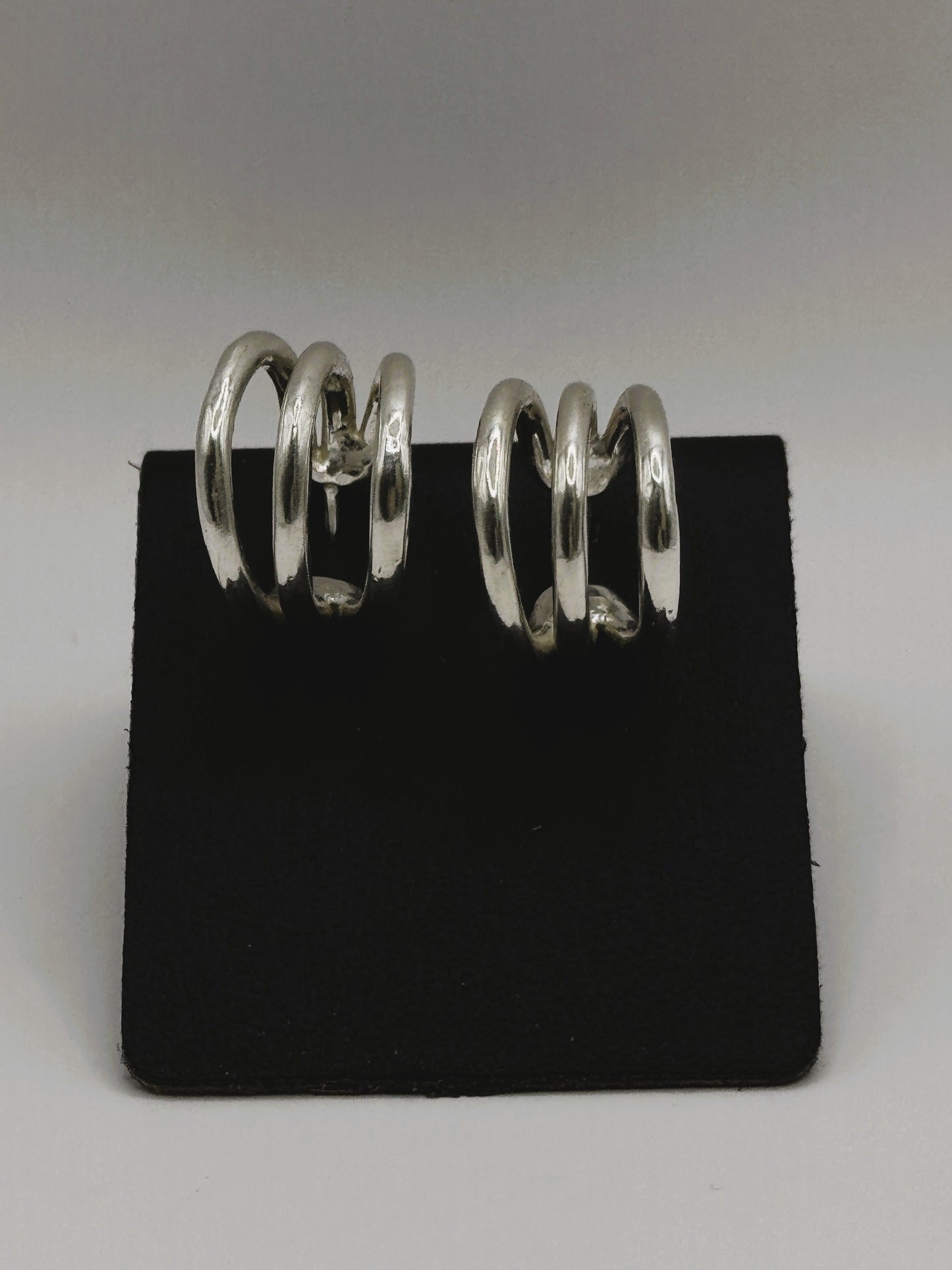Trinity Hoops Earrings