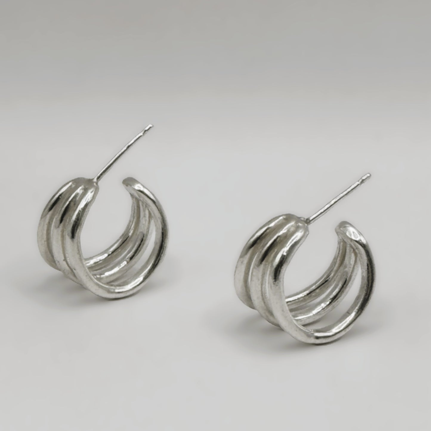 Trinity Hoops Earrings