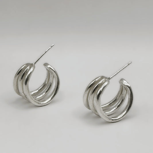 Trinity Hoops Earrings
