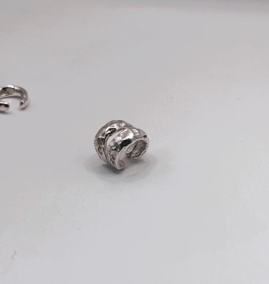 Double Raw Ear Cuff