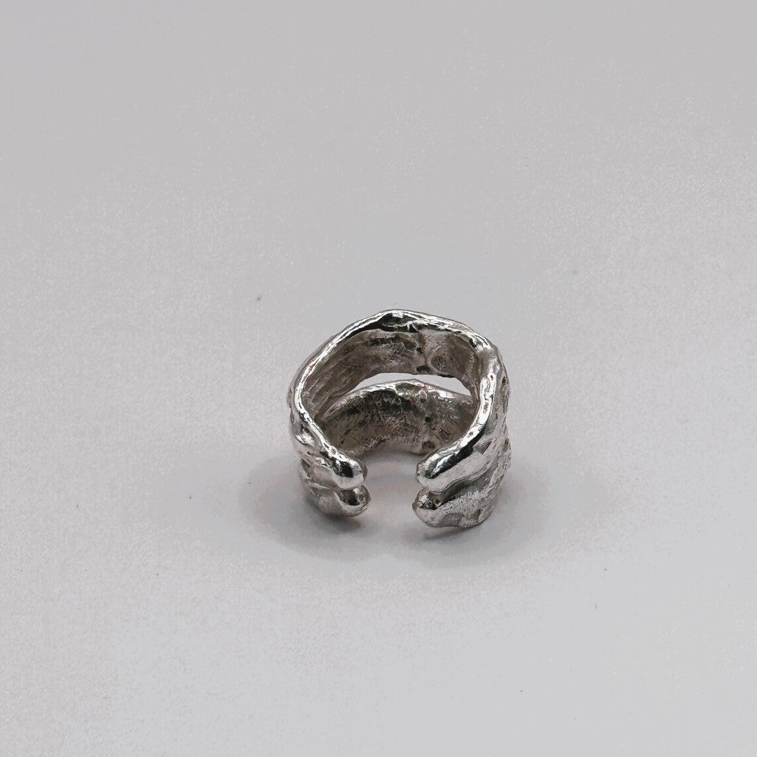 Double Raw Ear Cuff
