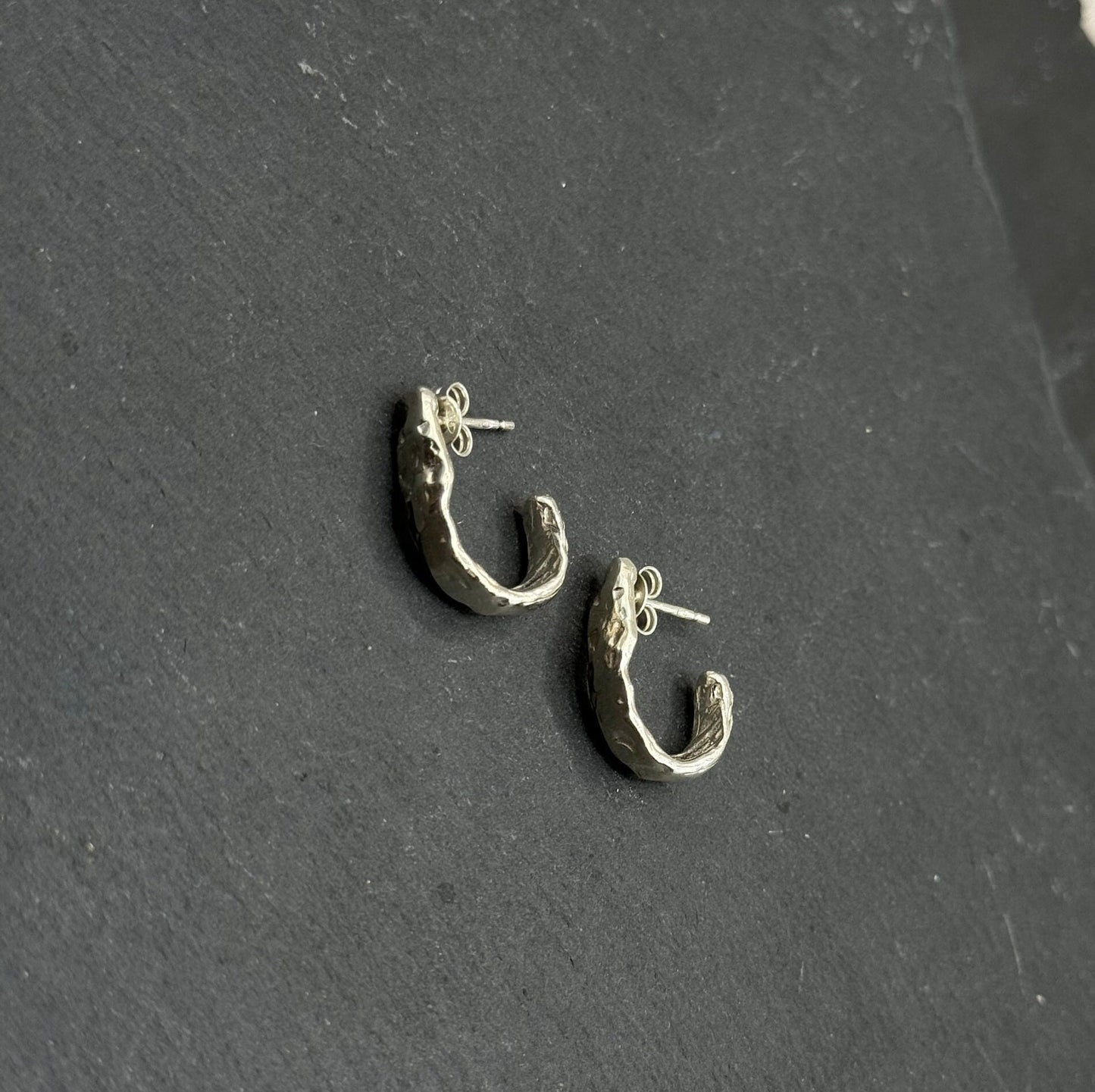 Raw Hoops Earrings