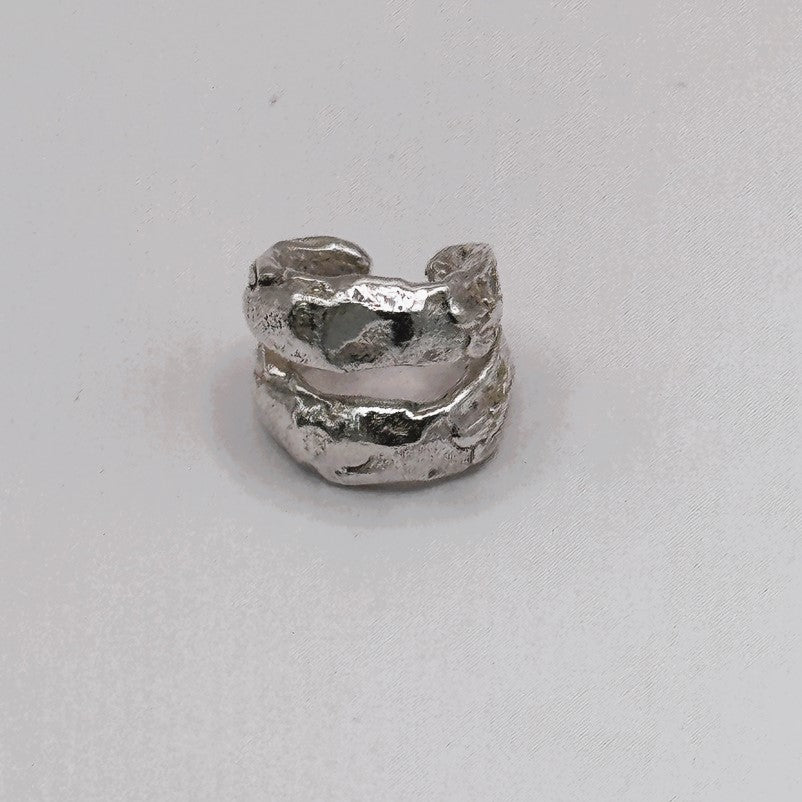 Double Raw Ear Cuff