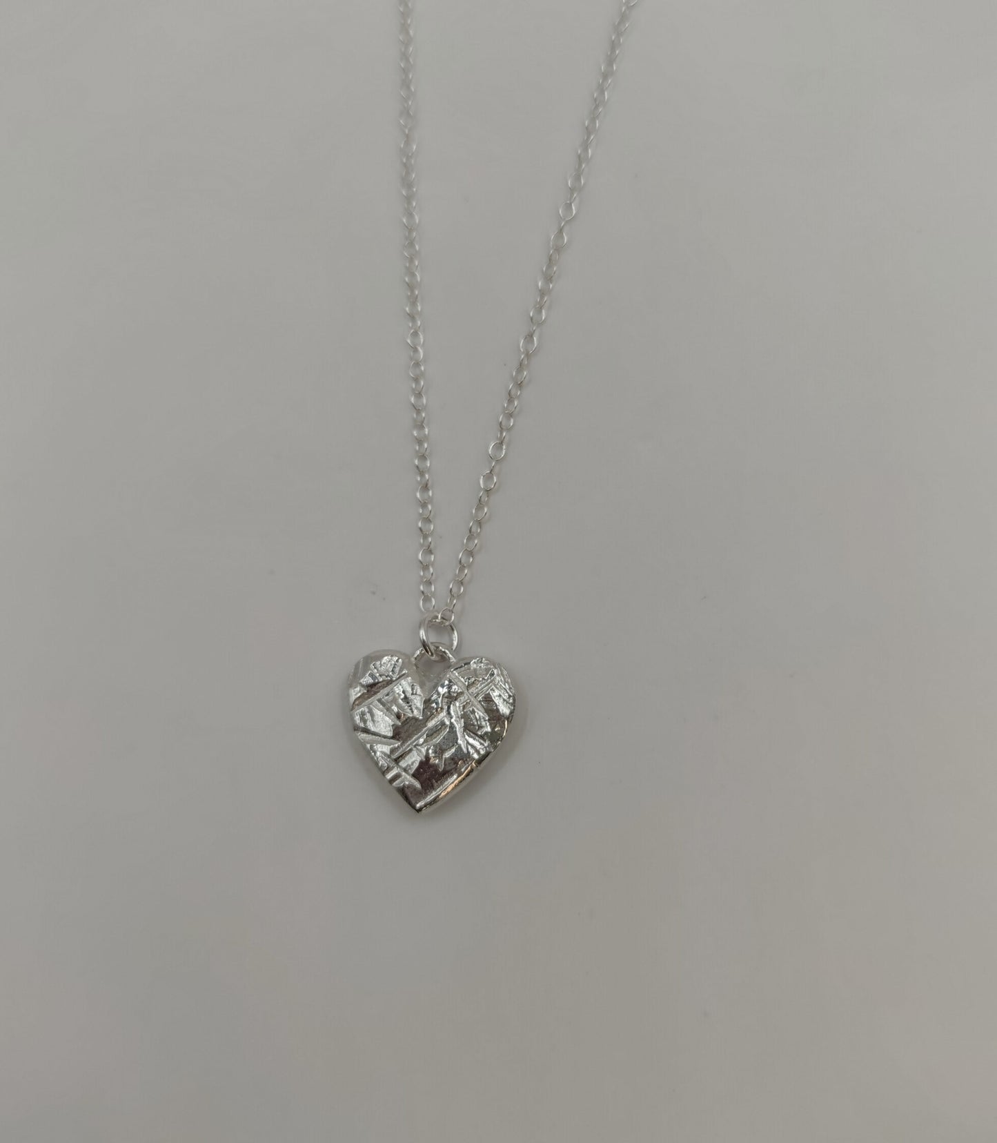 Raw Heart Necklace